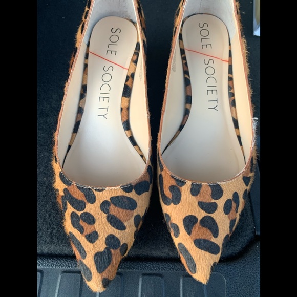 Sole Society Shoes - Sole society Chunky leopard print
